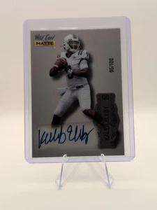 2022 Wild Card MATTE - Autographs Kaleb Eleby Silver-Silver Foil /100 (AU, RC) - Afbeelding 1 van 2