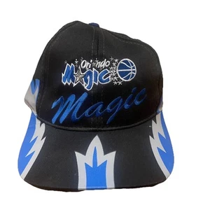 Vintage Orlando Magic Hat Cap Youth Snapback Black Blue NBA Basketball Kids - Picture 1 of 5