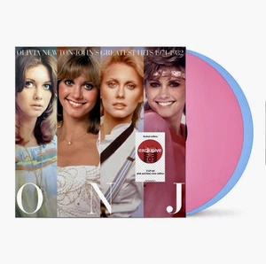 Olivia Newton John - Greatest Hits 71-82  Exclusive Pink & Blue Vinyl 2xLP  New - Picture 1 of 1