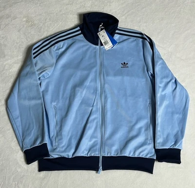 adidas Originals Beckenbauer Track Jacket Clear Sky Night Indigo JP2521 Size XL - Image 1 of 4