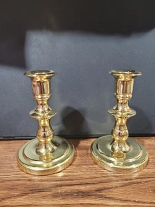 Candelabro Baldwin Vintage Latón Dúo 5 Pulgadas - Imagen 1 de 5