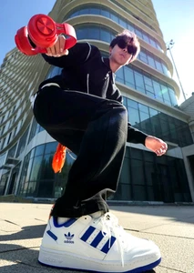 🔥Adidas Originals Forum Low CL Herren Sneaker IH7829 US12 War$100 Neu mit Karton - Bild 1 von 8