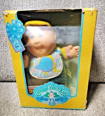 Cabbage Patch Kids Baby Land com caixa 1990 e Baby Randy vintage anos 90 - Imagem 1 de 4