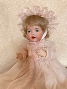 JDK 245 Kestner Hilda Antique Bisque Head Doll 43cm w/ Composition Body & Outfit - Picture 1 of 9