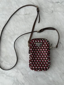 PRADA x Holiday Brown pattern Cross-Body Bag - Picture 1 of 11