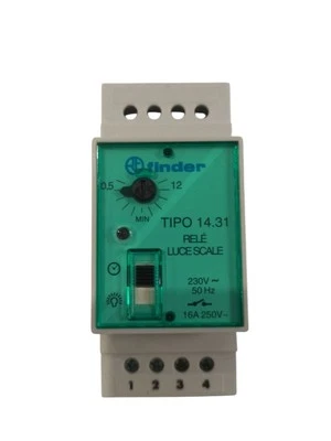 FINDER 14.31 RELE' TEMPORIZZATORE LUCI SCALE MODULARE 220V