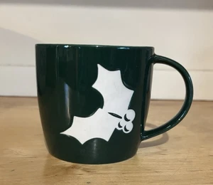 Starbucks Holiday grün mit geprägter Stechpalme Weihnachten Kaffeebecher - 2011 - Bild 1 von 6