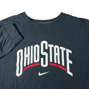 Nike Ohio State Buckeyes Graphic Shirt Mens XXL Long Sleeve Spell Out University - Picture 1 of 7