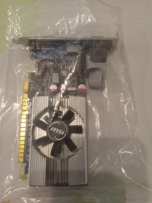 Tarjeta de gráficos MSI NVIDIA GeForce GT 710 1 GB DDR3, DVI HDMI Foto 1 de 3