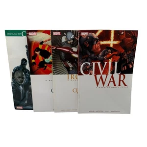 Civil War 1-7 Road to Iron Man X-Men Trade Paperback TPB Menge 4 Marvel Comics - Bild 1 von 10