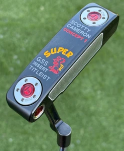 Scotty Cameron Tour Use Only Circle T GSS Insert Inlay Super Rat Black Putter - Picture 1 of 13