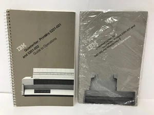 IBM QUIETWRITER PRINTER 5201-001 AND 5201-002 GUIDE TO OPERATIONS MANUAL - Picture 1 of 4