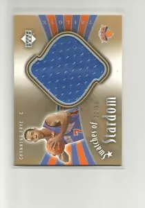 2005-06 UPPER DECK TRILOGY SWATCHES OF STARDOM #CF CHANNING FRYE  22/50 - Picture 1 of 2