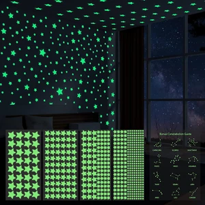 521Pz Stelle Fluorescenti Adesive Soffitto,Stella Luminescente per Soffitto E Pa - Foto 1 di 12