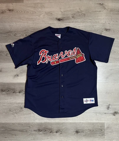 Vintage Atlanta Braves jersey majestic diamond collection Sz XL made in usa Cover