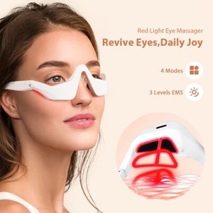 Electric Eye Massager Red Light Therapy Eye Fatigue Relax Beauty Device J - Picture 1 of 13
