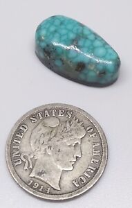 Campitos Turquoise Cabochon Jewelry 17x12x4mm 1.8g 9ct