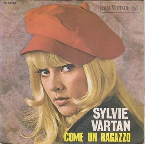 SYLVIE VARTAN COME UN RAGAZZO / UNA CICALA CANTA ITALIAN 45 SINGLE A. GREENSLADE - Imagen 1 de 1