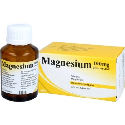 MIBE GMBH ARZNEIMITTEL MAGNESIUM 100 mg Jenapharm Tabletten 100 St PZN04016995
