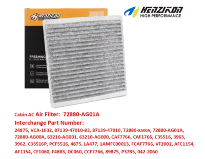 Cabin AC Air Filter For 2000-2005 Toyota Celica 1.8L ,FJ Cruiser 2007-2014 4.0L - Image 1 of 4