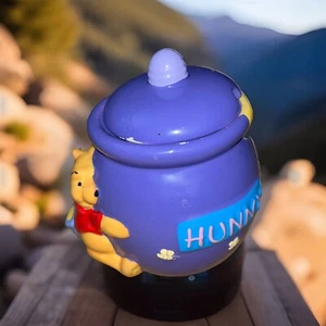 Vintage Disney Winnie the Pooh Ceramic Hunny Honey Pot Bumblebee Cute Vintage - Picture 1 of 24