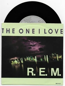 R.E.M. THE ONE I LOVE/MAPS & LEGENDS(LIVE) RARE ORIGINAL SINGLE FROM NETHERLANDS - Picture 1 of 1