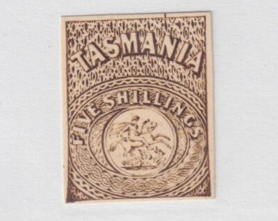 Placa a prueba TASMANIA# AR4 en color emitido muy fina y muy escasa Foto 1 de 3