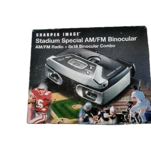 Sharper Image 2004 Stadium Special AM/FM 8x18 Binocular Combo New Sealed - Picture 1 of 4
