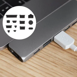 3 Set Port Anti Stecker PC Anti Abdeckung Laptop Anti Stecker - Zdjęcie 1 z 12