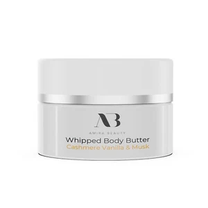 Mantequilla corporal batida hidratante Amira Beauty - perfumada con vainilla de cachemira y almizcle - Imagen 1 de 3