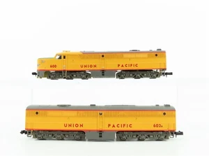 N Scale Life-Like 7083/7085 UP Union Pacific ALCO PA/PB Diesel Set #600/602B - Picture 1 of 18
