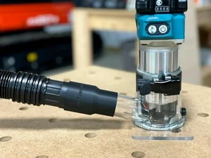 Makita Router to 1 7/8" Vacuum Hose Adapter - XTR01Z & RT0700C - Picture 1 of 3