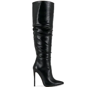 Femme La Mariel 2-Wege-Stiefel in Schwarz – gebraucht, in einwandfreiem Zustand Größe 10 - Bild 1 von 8