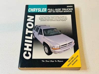 Libro manual de mantenimiento taller reparación Dodge Ram 1500 2500 Cummins Foto 1 de 4