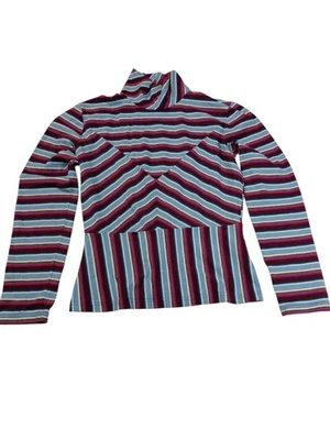 Camiseta a rayas multicolor Missoni Donna para mujer talla 10 hecha en Italia Foto 1 de 4