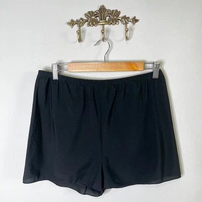 Shorts MISSONI preto poliéster forro elástico cintura puxar dormir tamanho 46 XL - Imagem 1 de 4