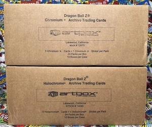 2000 Artbox Dragon Ball Z (2) Sealed Cases 1 Chromium & 1 Holochrome DBZ - Picture 1 of 3