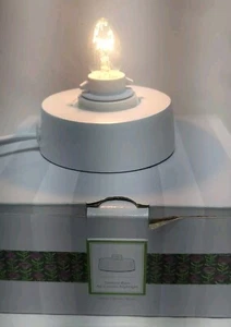 Base de mesa Scentsy para calentador de cera enchufable con luz nocturna de vidrio - Imagen 1 de 5