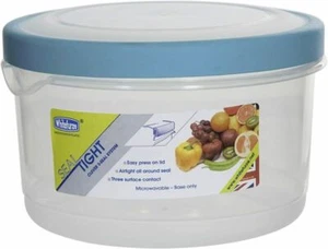 Whitefurze Round Seal Tight Container Home Kitchen Food Storage 1.2L Teal - Picture 1 of 7