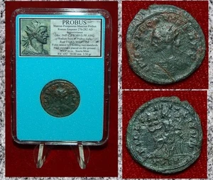 Moneda del Antiguo Imperio Romano de PROBUS Fides con dos reverso estándar Antoniniano - Imagen 1 de 4