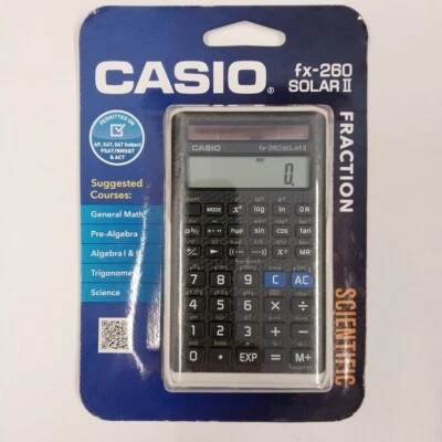 Casio FX-260 Solar II Fraction Scientific Calculator - Image 1 of 3