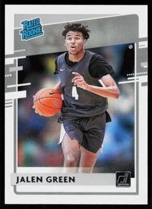 Selecciones del draft Donruss 2021 Jalen Green #29 baloncesto cohetes - Imagen 1 de 2