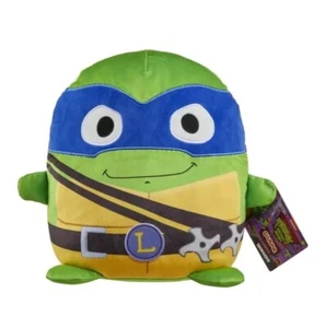 New Mattel Cuutopia Teenage Mutant Ninja Turtles Leonardo Plush 10" Tall Squishy - Picture 1 of 6
