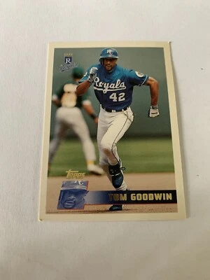 1995 Topps Baseball Card Tom Goodwin - Image 1 of 2