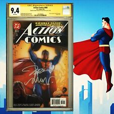 CGC 9.4 SS Action Comics #800 signed by Drew Struzan & Jim Lee Superman 2003