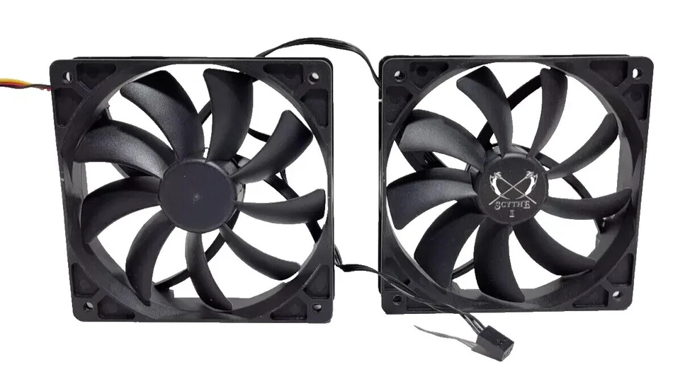 Scythe 120mm 3 pin Computer case fans PC Gaming DC 12V SY1225SL12SL - Image 1 of 1