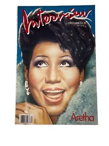 Vintage Andy Warhol's Interview Magazine ARETHA FRANKLIN COVER December 1986
