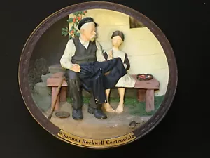 Vintage Norman Rockwell Centennial 3D Lighthouse Keepers Daughter 8" Plate - Picture 1 of 2