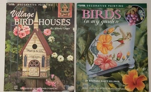 NEW Leisure Arts Decorative Painting Booklets Birds and Bird Houses - Picture 1 of 7