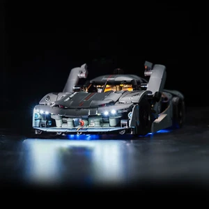 LocoLee Kit Luci LED per LEGO 42173 Koenigsegg Jesko Hypercar Grigio Assoluto - Foto 1 di 14